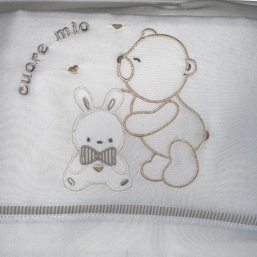 Coordinato culla beige