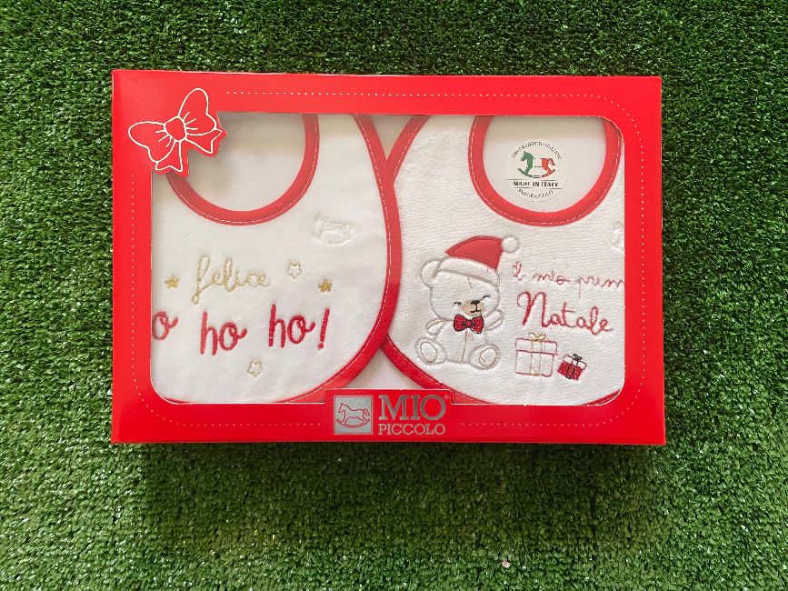 Set 2 bavette natalizie