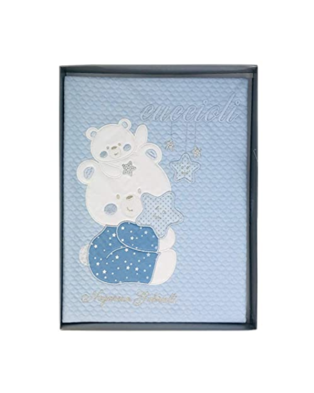 Coperta ricamata Nazareno Gabrielli