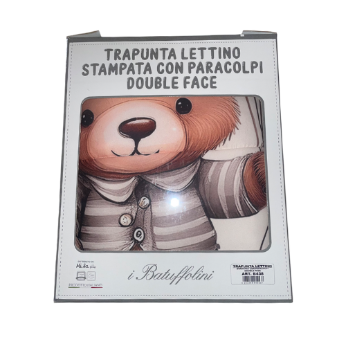 Trapunta lettino con paracolpi